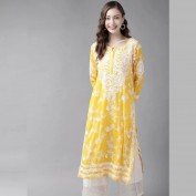 Long Chikankari Kurti profile image