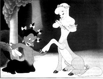 Sunflower Centaur who Performed duties for the blonde white female centaurs was removed from Fantasia in 1969 for being a racial stereotype. Nah, really?