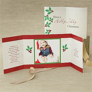 Example of a gatefold card.