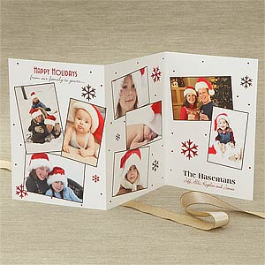 You can add a lot of different photos to this tri-fold card.