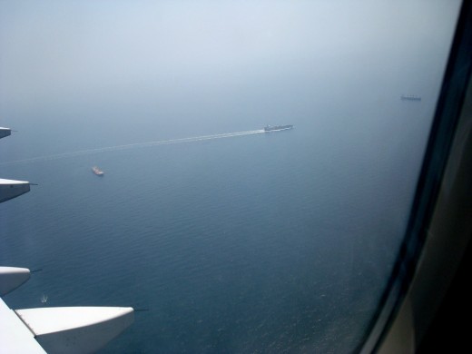 A ship in Bay of Bengal