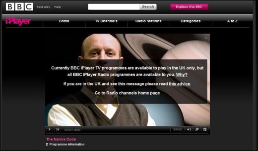 BBc Iplayer when you are abroad