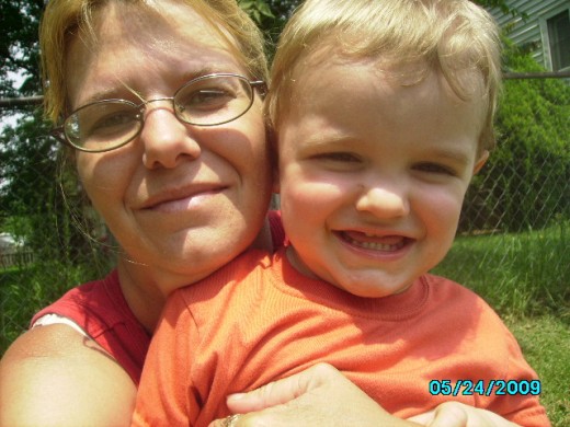 This is me and my youngest grandson chase.