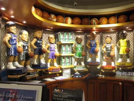 NBA store in New York.