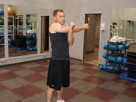 The Arm and Shoulder Stretch