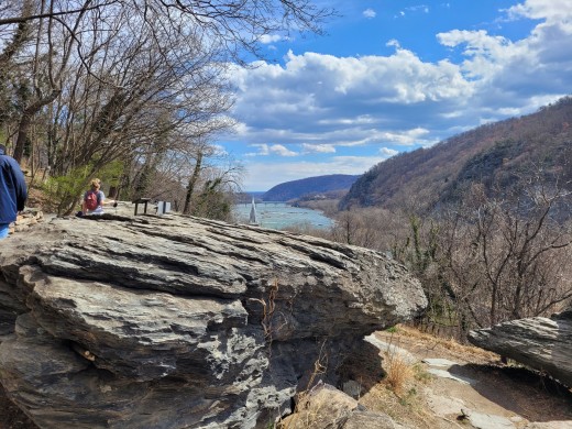 View from the site of Jefferson Rock, March 22, 2025.