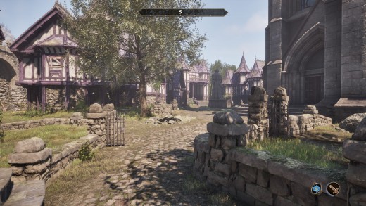 The city of Cheydinhal in Elder Scrolls IV: Oblivion Remastered looks amazing!