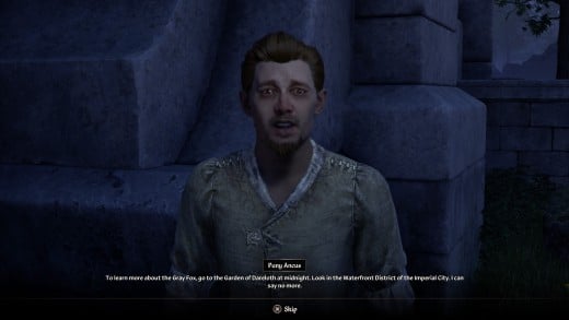 Look for the beggar named Puny Ancus to obtain pertinent information about the Thieves Guild 
