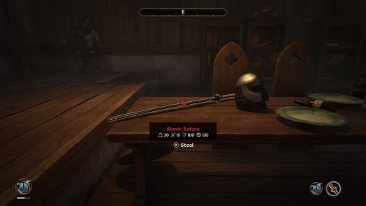 Steal at least 1000 worth of items to unlock future quests. 