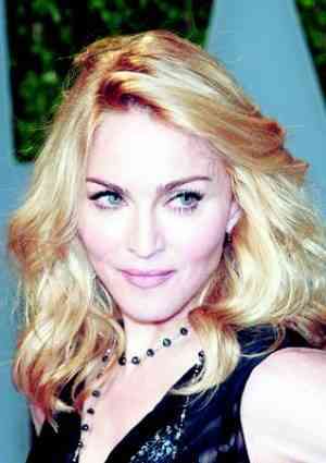 Madonna's plump cheeks. Madonna's plump cheeks.