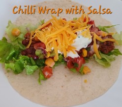 Saturday Night Make-in: Easy Mexican Chilli Wrap Recipe, Using Leftover Chilli Con Carne...