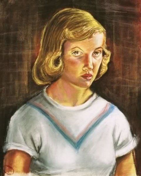Sylvia Plath Self-Portrait  