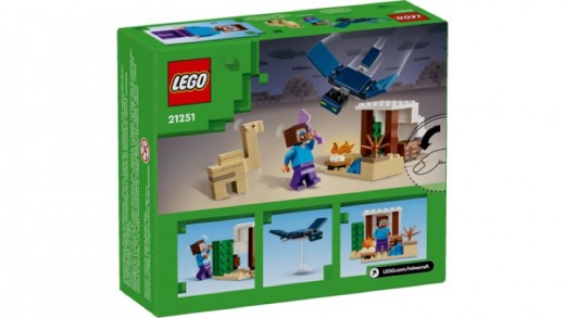 LEGO Minecraft Steve's Desert Expedtion 21251 Box Back