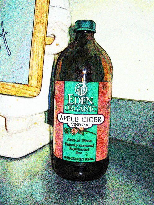 Apple cider vinegar with the "mother"
