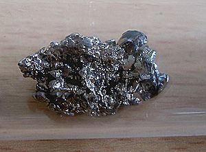 Silvery-White Barium