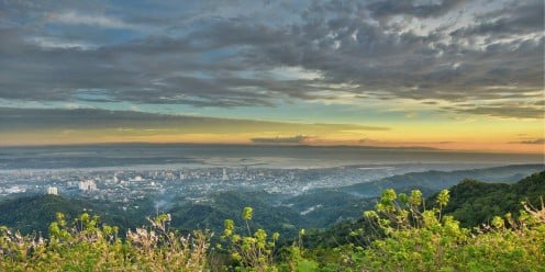 I finally have the time to enjoy this view of Cebu from the highlands