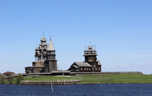 The Church of the Transfiguration in Kizhi Pogost – a wooden architectural marvel.