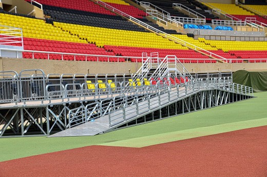 Upgrade to the seats in the Mandela National Stadium of Uganda.