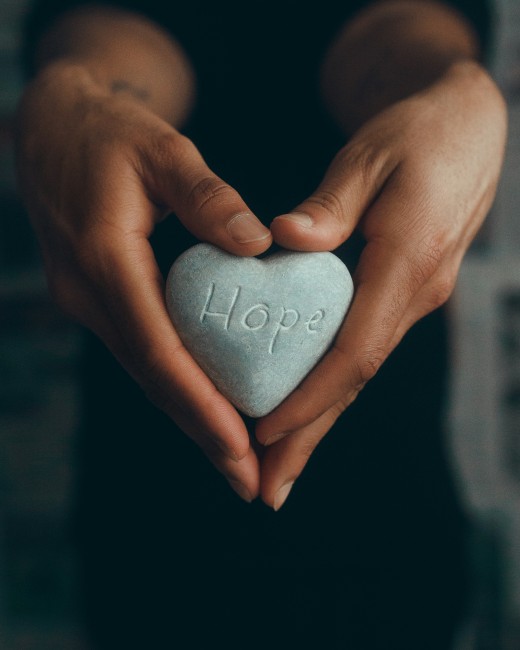 There's hope in your hands, photo by Ronak Valobobhai on Unsplash 