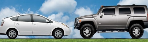 Image result for hummer wrecking prius