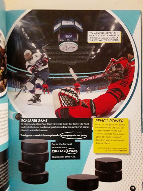 Special plays on the ice