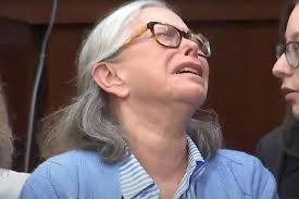 Donna Adelson reacting to her guilty verdict for first degree premediated murder.
