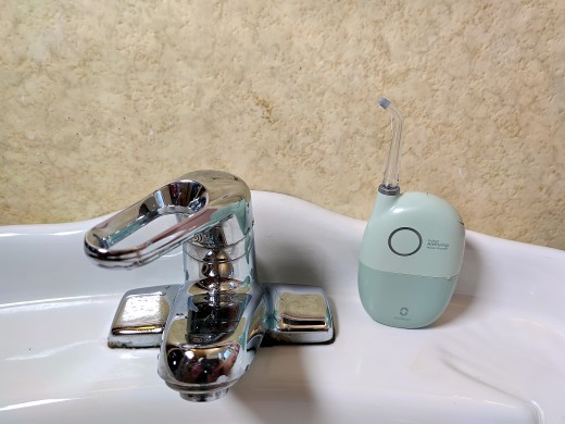 The Oclean A10 AirPump Water Flosser