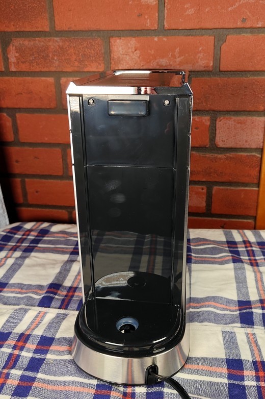 Back view with the water tank removed
