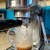 Preparing an espresso