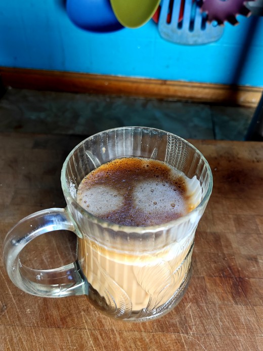 My tasty cappuccino