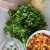 Ingredients for a chilli con carne wrap