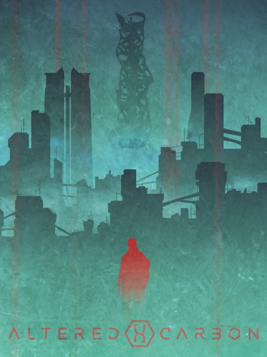 BlankSector's minimalist poster for Altered Carbon.