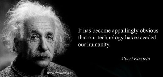 Albert Einstein quotation.