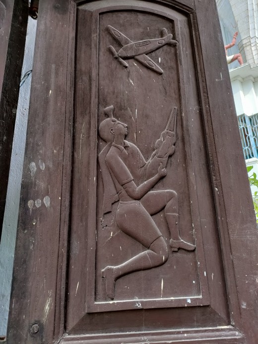 Wood carving; Singha Vahini temple; Panchthupi Wood carving; Singha Vahini temple; Panchthupi