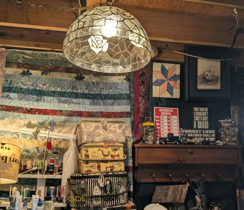 Stained glass becomes part of your living area