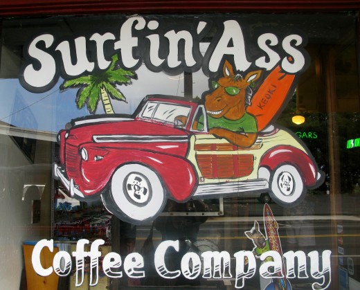Window Coffee Ad