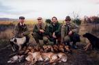 The rabbits are in rabbit heaven and not in pain: the hunters have food for the pot.  A much less cruel way to safeguard our crops.    pho by countrysports.co.uk