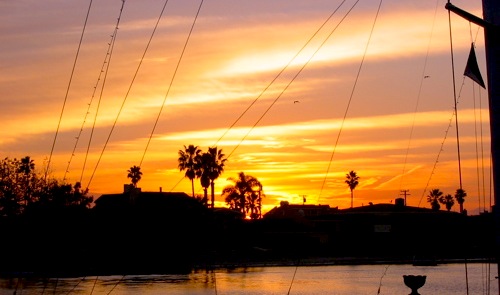 Southern California sunset / E. A. Wright