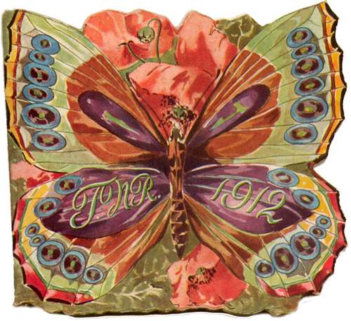New Orleans Twelfth Night Carnival invitation, 1912.