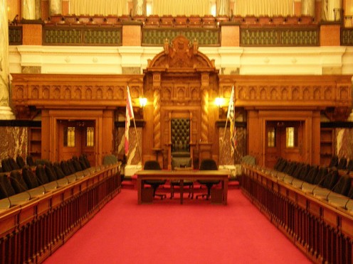 Inside view of Parliament