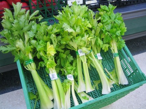 I love celery - so leafy and fun. (public domain)