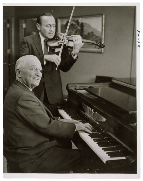 Jack Benny and President Harry Truman 