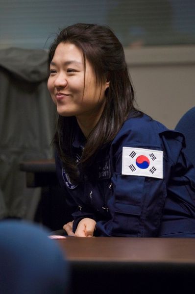 Yi So-yeon, the first Korean on the ISS. The South Korean Space Agency KARI developed a special Kimchi for her to eat.