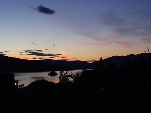 Lake Windermere at dusk