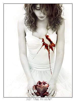 Left with an open wound