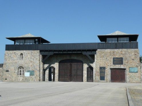 Mauthausen Concentration Camp Or Mauthausen Konzentrationslager - Entrance Gates