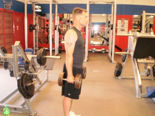 The Lunge start position