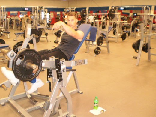 Leg extensions start position