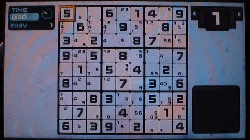 Sudoku with Candidate Numbers