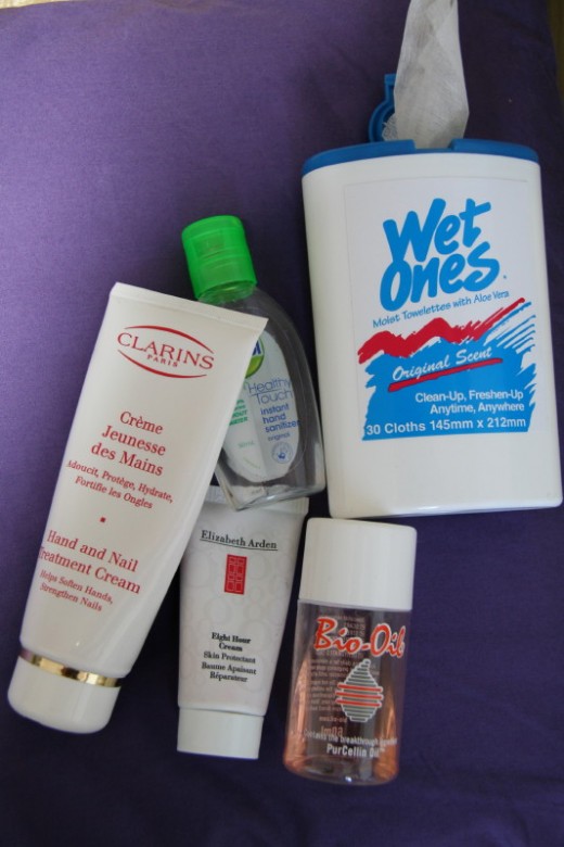 Some of my travel essentials 